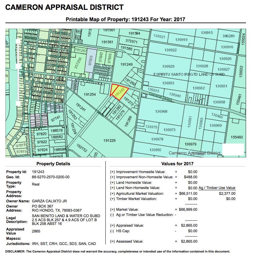 Rio Hondo Acreage: 28202 FM 106 , Rio Hondo, TX 78583